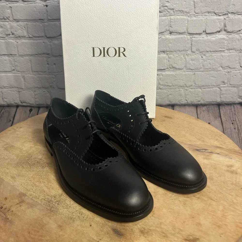 Christian Dior Teddy-D Derby Shoes -38.5 - Picture 2 of 8
